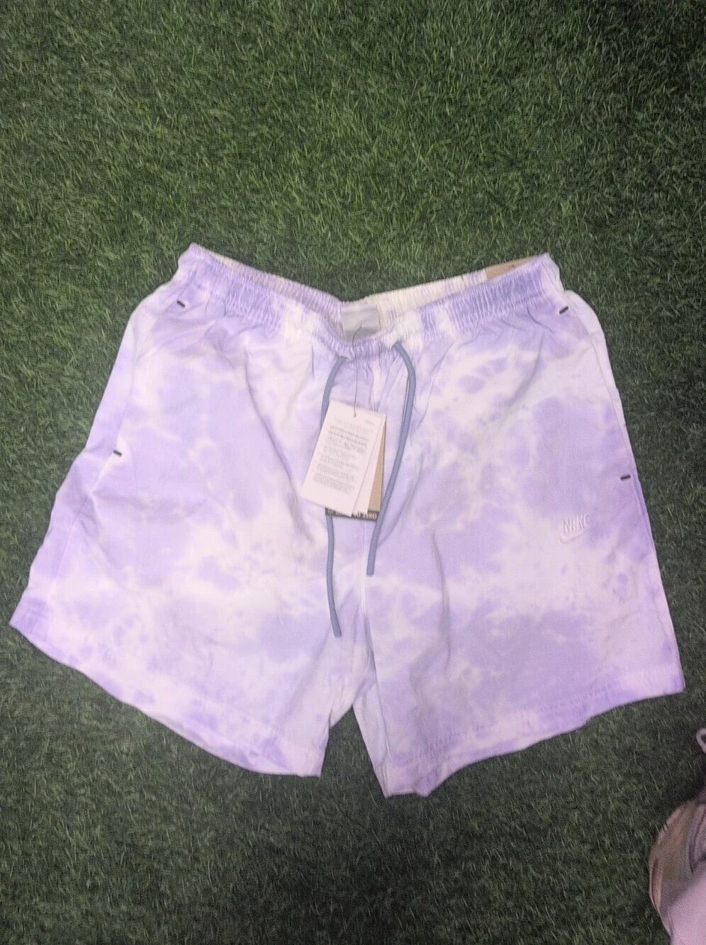 Mens Nike Sportswear Tech Pack Woven Shorts 'Indigo Haze/White- DX0249-519 Sz L
